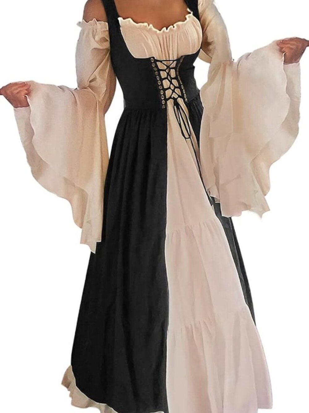 Womens's Medieval Renaissance Costume Cosplay Over Dress